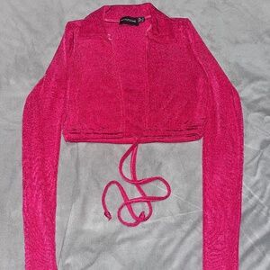 Long sleeve crop top